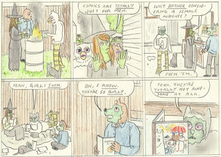 Illustration for article titled Megahex’s Simon Hanselmann on comics, cross-dressing, and getting high